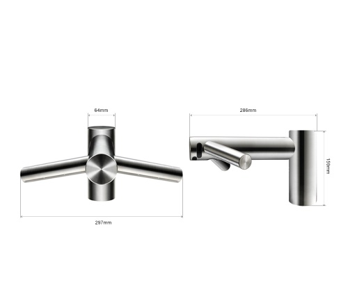 Сушилка для рук / сенсорный смеситель Dyson TAP WD04 AirBlade низкий фото 4